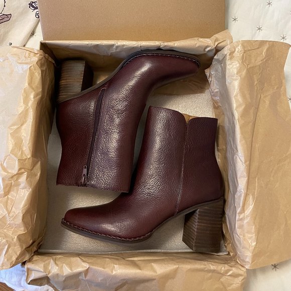 Lucky Brand Shoes New Lucky Brand Leather Nomi Bootie Size 8